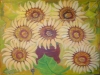 Floarea soarelui 45x50cm, ulei/carton