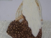 Bunica sotului / 29 x 21 cm / gravura pe sticla aplicata peste lemn pictat / 2013;