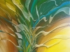 2-Abstract Leaves -acrilic.panza, 50x50 cm
